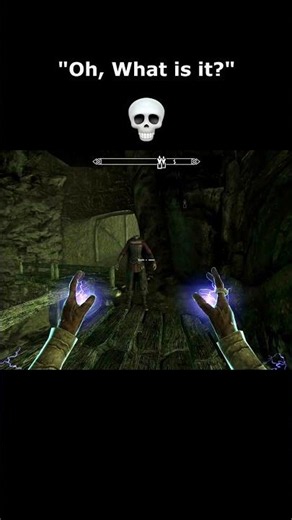 "Oh, What is it?" 💀 #skyrim #elderscrolls #shorts #switch #switch2