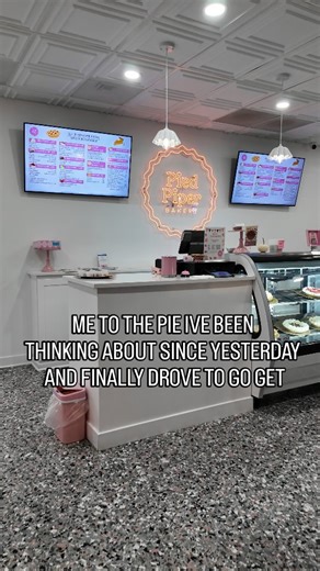 POV: When you thought about that new limited edition pie since yesterday and you finally brought yourself to the bakery to get. We get it. We think about pie all day too. | Pied Piper Bakery | Facebook