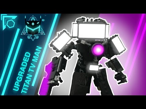 LEGO TITAN TV MAN(Tutorial) #lego #skibiditoilet #uttm #tvman #legomech #trending