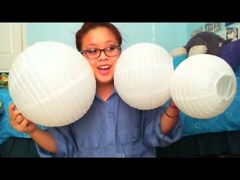DIY PAPER LANTERN FLOWER COFFEE FILTER