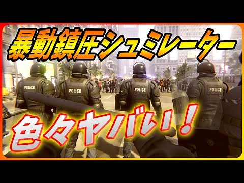 【 暴動鎮圧シュミレーター 】機動隊になって暴徒を鎮圧するゲームがリアルすぎてヤバい！【 Riot Control Simulator 】