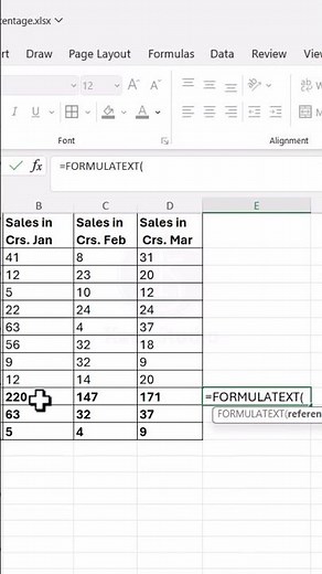 show exactly how you calculated your figures - Show Excel Formulas in Cells #ytshorts