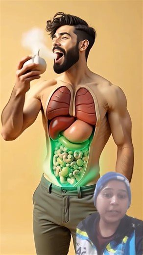 What Happens When You Eat Garlic | Realistic Digestion Process Inside Stomach & Body