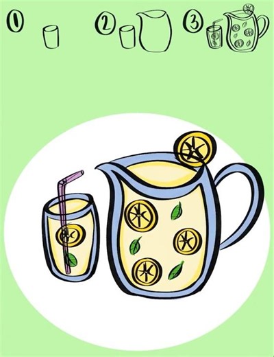 How to Draw Lemonade #shorts