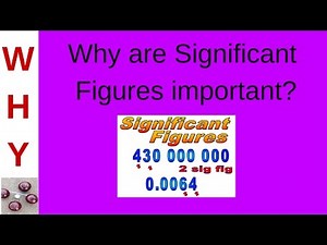 Relevance of Significant Figures