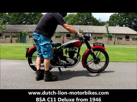 BSA C11 Deluxe from 1946