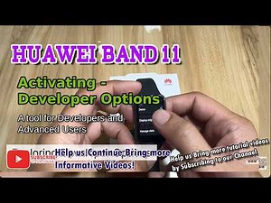 How to Activate Developer Options on Huawei Band 11