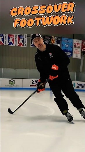 How To Crossover Ice Skating (Easy Hockey Upgrade) #hockeytraining #hockeydevelopment