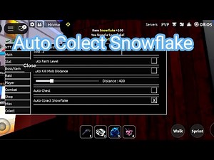 Script Demon Blade Auto Colect Snowflake
