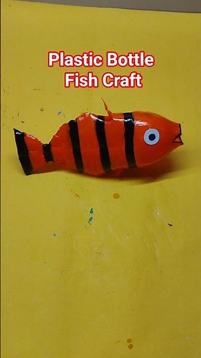 Plastic Bottle Fish Craft 🐠 | Best Out of Waste Art Idea | Easy DIY for Kids