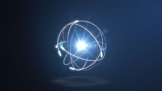 Atoms, Electrons, Logo. Free Stock Video