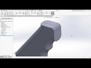 Grip for the M4 Carbine under SolidWorks 2020