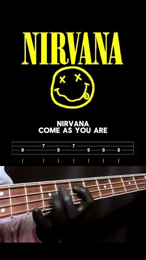 Nirvana Come as you are Guitar tabs lesson tutorial tone beginner guitar tabs electric guitar #nirvana #guitarlesson #grunge #kurtcobain #guitar