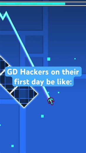 GD Hackers on their first day be like: #geometrydash #gaming #shorts #games #gdlevel