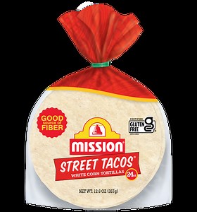 Street Tacos White Corn Tortillas - Mission Foods