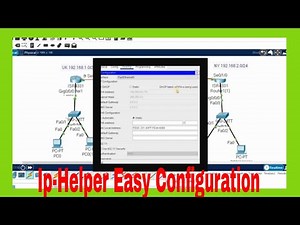 ►IP helper-address DHCP I Packet Tracer I CISCO CCNA I ip helper-address 10.0.0.1 I