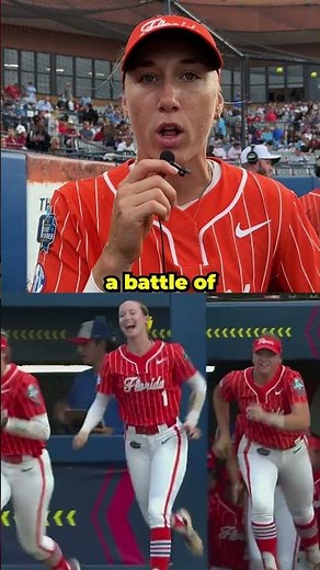 Skylar Wallace on Florida's big WCWS win over SEC rival Alabama 🐊 #shorts