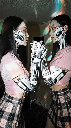 Twin Android Performers - Hypnotic Dance | SizzleBots