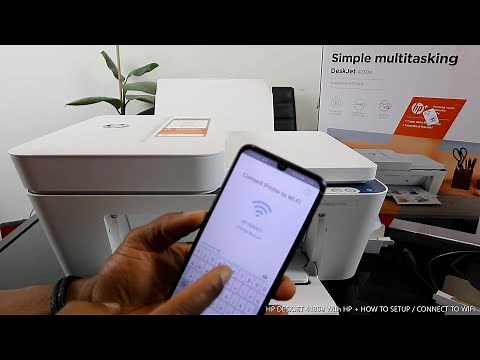 HP DESKJET 4130e With HP + LEARN HOW TO SETUP / CONNECT TO WIFI