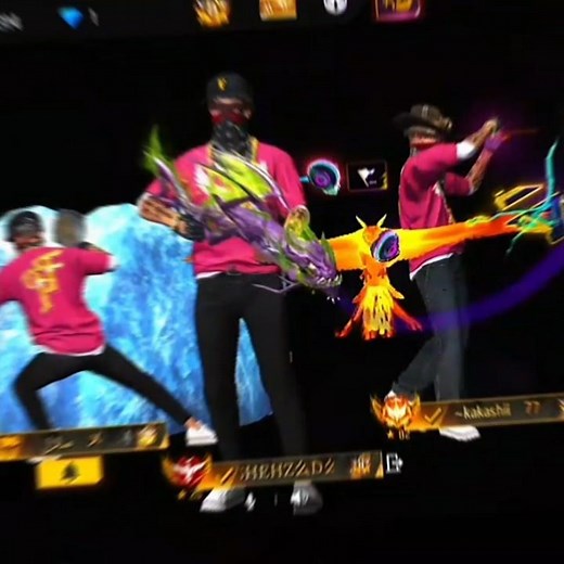 |free fire hip hop bundle |free fire max emot Vedio 🔥|