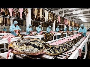 Inside the Snake Leather Factory From Snake Skin to Luxury Jacket Luxury Snake Skin Fashion