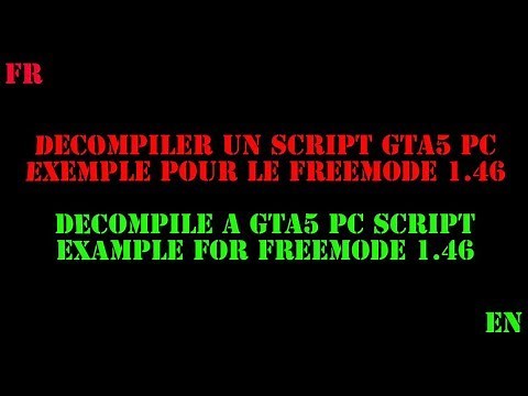 [ TUTO / GTA5 / PC ] Decompiler script YSC