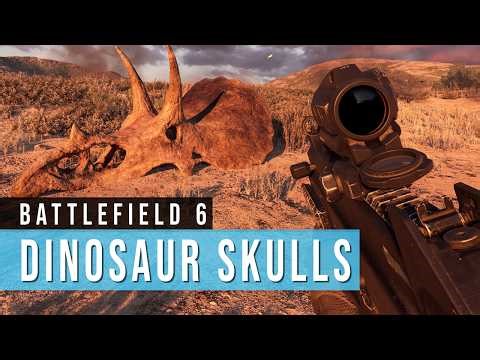 The Alien & Dinosaur Skulls of Battlefield 6! Battlefield 6 Easter Egg