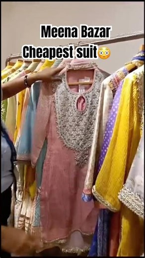 Delhi Meena Bazaar Suit Haul 🔥 | Cheapest Ethnic Finds Under ₹300 Farsi Suit