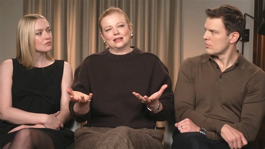 Sarah Snook dishes about pivoting from the world of 'Succession' to take on thriller 'All Her Fault,' streaming now on Peacock. | Entertainment Tonight