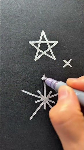 The correct way to draw the five-pointed star. , You can draw simple drawings at first glance