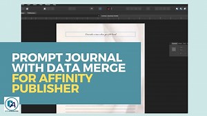 【油管搬运】Affinity Publisher用数据合并制作笔记本名言内页 | Amazon KDP笔记本内页设计