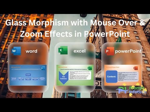 Step-by-Step Guide: Create Eye-catching Glass Morphism with Mouse Over & Zoom Effects in PowerPoint