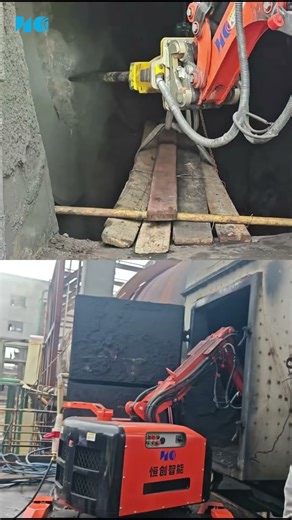 HCR170D Demolition Robot Applications in Metallurgy #demolitionrobot