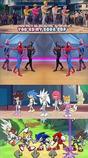 Soda Pop - FNF Sonic Covers x Spider Man Animation #fnf #shortviral