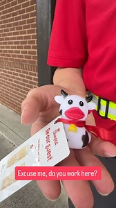 Guess he does work here! Come through and visit us for national drive-thru day! We can’t wait to give out some prizes! Can’t wait to see you! Only 7/24/25 #Whitmansquare #mypleasure #Chickfila #Nationaldriv-thruday | Chick-fil-A Whitman Square | Facebook
