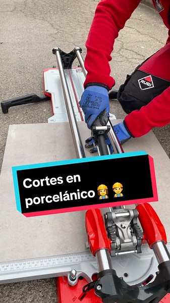 🔥 Robust manual cutter for intensive cutting. . . 🔥 Máquina robusta para cortes intensivos. #RUBITools #tiling #tools #construction
