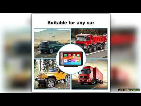 7 Inch Touch Screen Radio for Car Supporting Carplay Android Auto Portable Wireless Carplay Screen