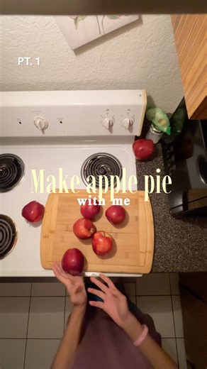 Make apple pie with me #cooking #baking #easyrecipe #kitchen