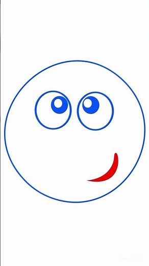 How to draw blushing emoji😊/ blushing emoji step by step drawing,#shorts #short #drawing #emojidraw