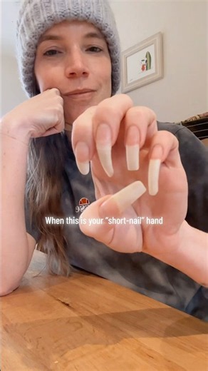 Longest natural nails you’ll see today #longnails #naturalnails #longnailsdontcare #realnails #nails