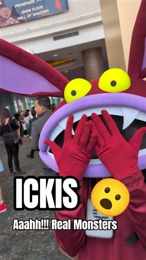 Ickis and Oblina Cosplay from Nickelodeon's Aaahh!!! Real Monsters! #cosplay #nickelodeon #ickis