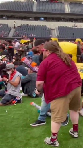 Biggest nerf battle ever #shorts