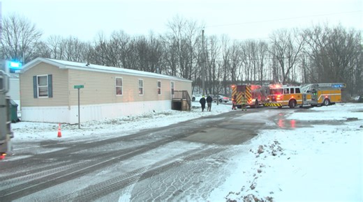 Farmington wall fire quickly contained, family displaced