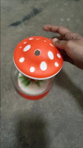 Mini Fish Bowl Setup 🐠🍄 | Cute Aquarium Decor Idea #aquarium