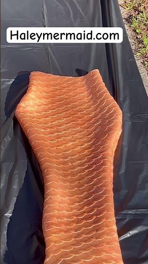 Beautiful custom silicone mermaid tail from Haleymermaid.com inspired by #h2o
