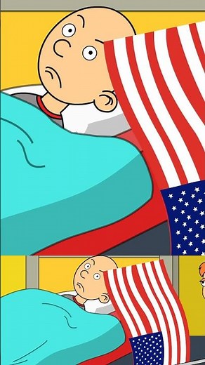 Classic Caillou gets woken up by Rosie 😂😂😂😂