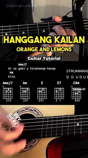 Hanggang Kailan Guitar Chords Tutorial | Orange And Lemons