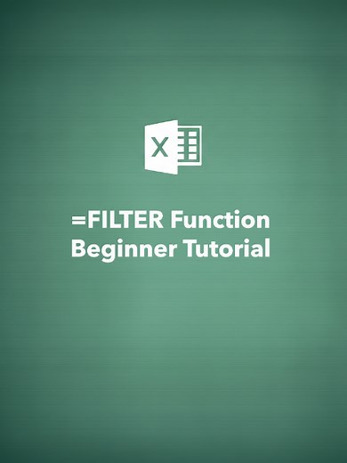 Excel FILTER formula: return rows where units sold >= 20