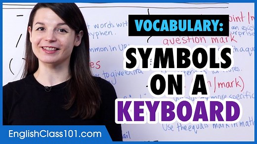 English Writing - What does the symbols on your keyboard mean? ⌨️ P.S. Hurry! Click here to discover the best language learning program online: https://www.englishclass101.com/?src=facebook_video_010322_keyboard | Learn English - EnglishClass101.com