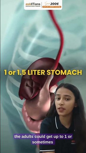 How Competitive Eaters Fit 6 Liters of Food in Their Stomach! 😱 | Human Body Facts #askiitians